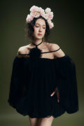 OIA STUDIO - Soraya Blouse Top — Black