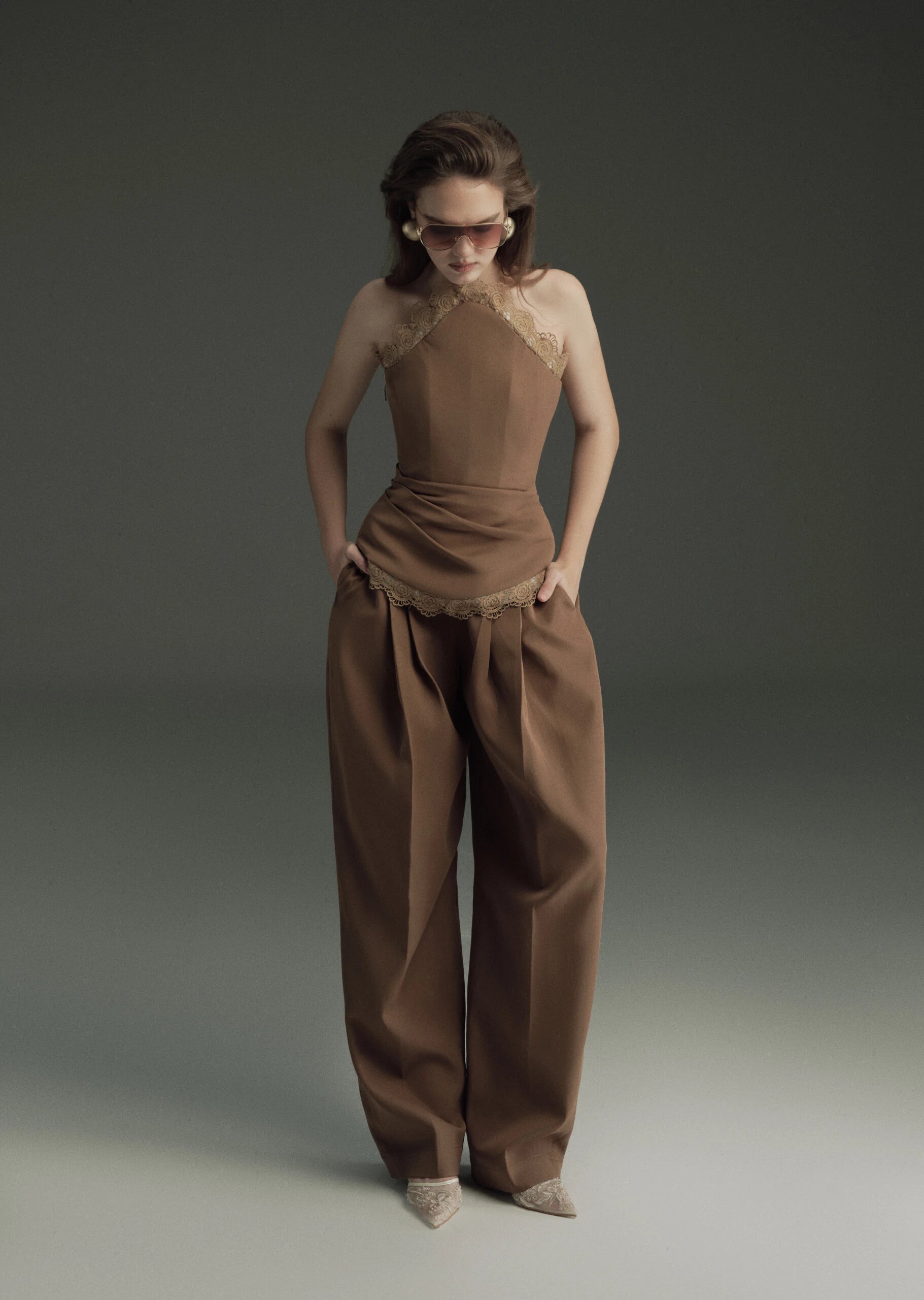OIA STUDIO - Lia Pants — Brown