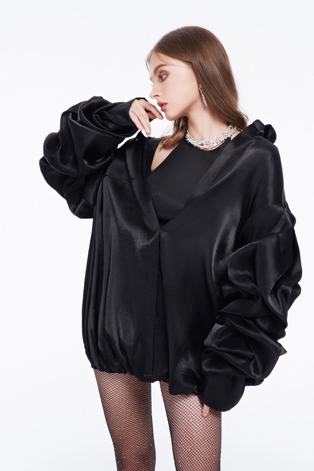 OIA STUDIO - Floraison Top — Black