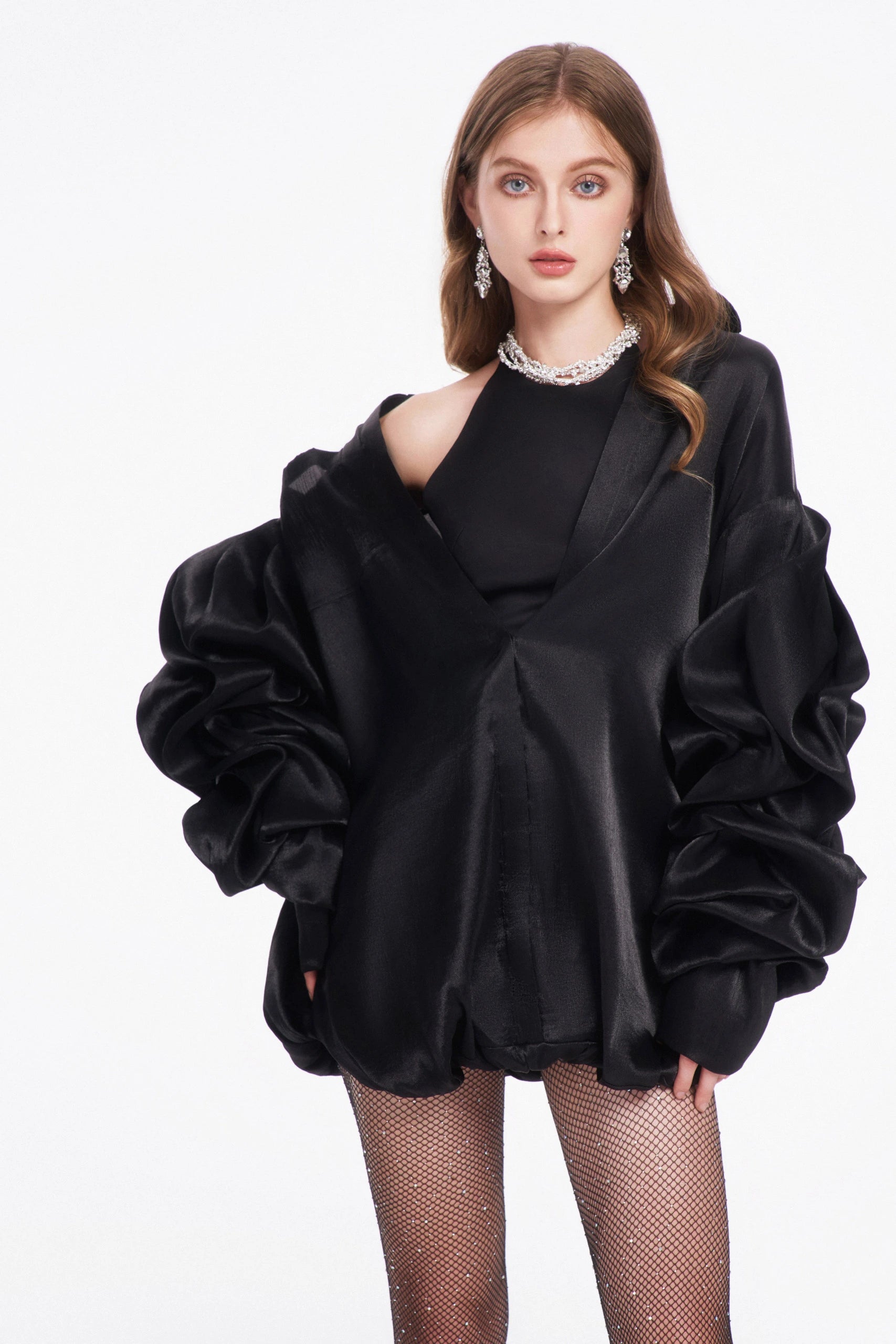 OIA STUDIO - Floraison Top — Black