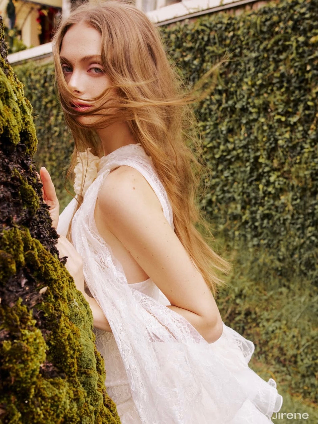 Jirene Studio White Tulle Scarf Mini Dress | GRACE DRESS