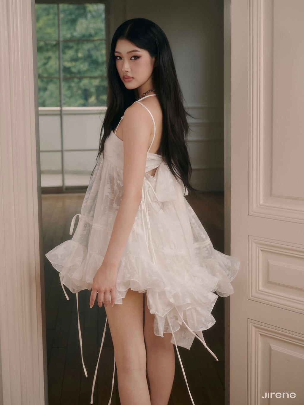 Jirene Studio White Lace Babydoll Dress | WINK DRESS