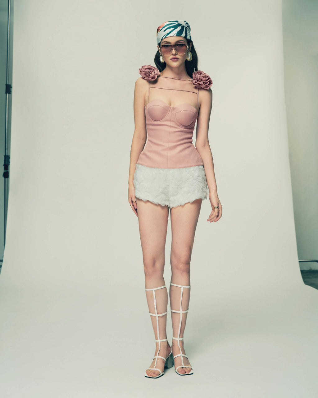 OIA STUDIO - Idalia Corset Top — Pink