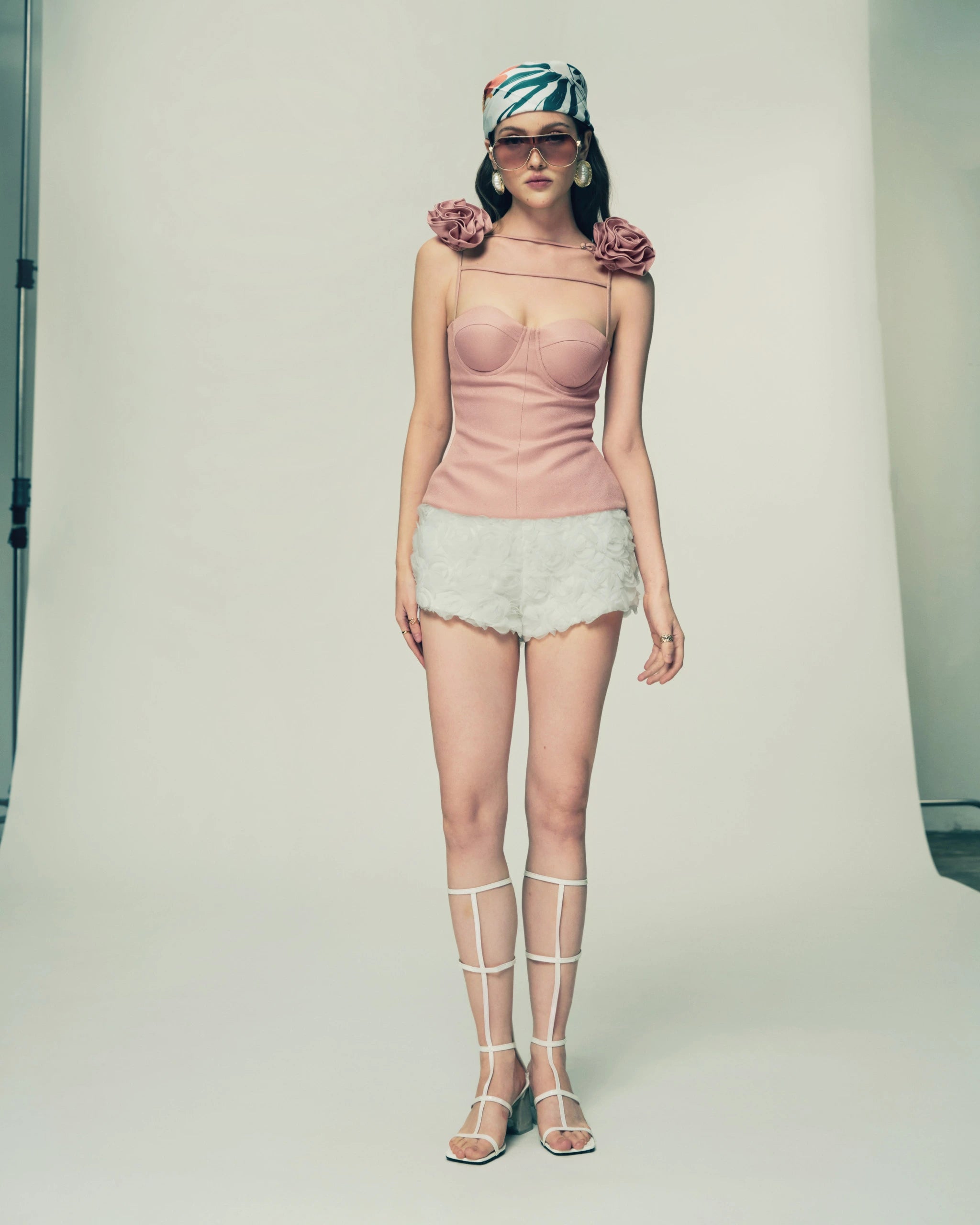 OIA STUDIO - Idalia Corset Top — Pink