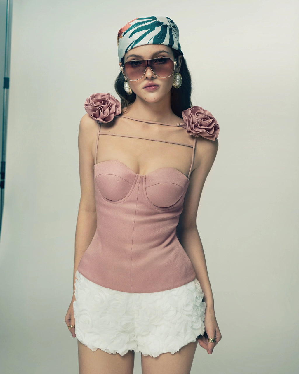 OIA STUDIO - Idalia Corset Top — Pink