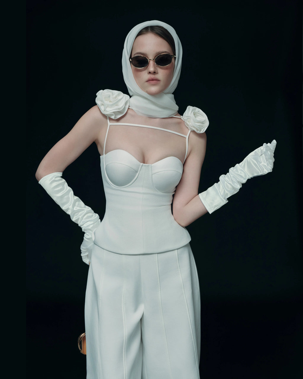 OIA STUDIO - Idalia Corset Top — White
