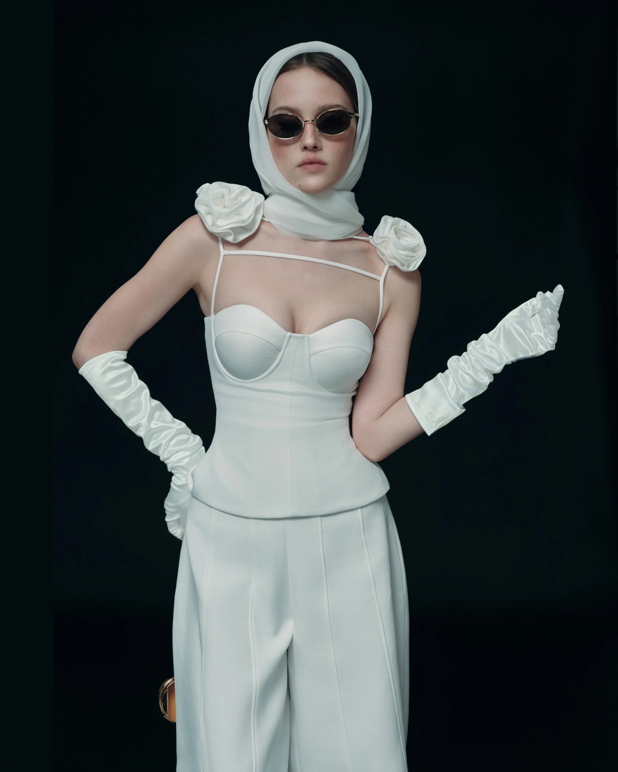OIA STUDIO - Idalia Corset Top — White