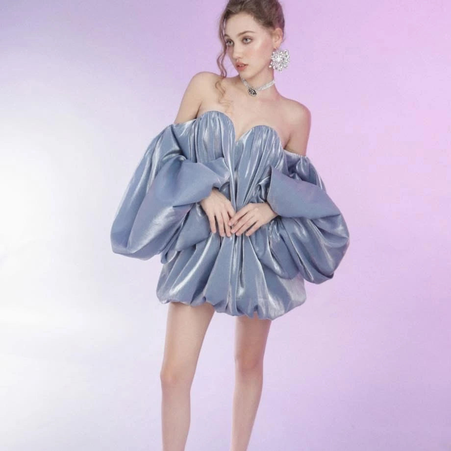 OIA STUDIO - Lea Corset Top — Blue