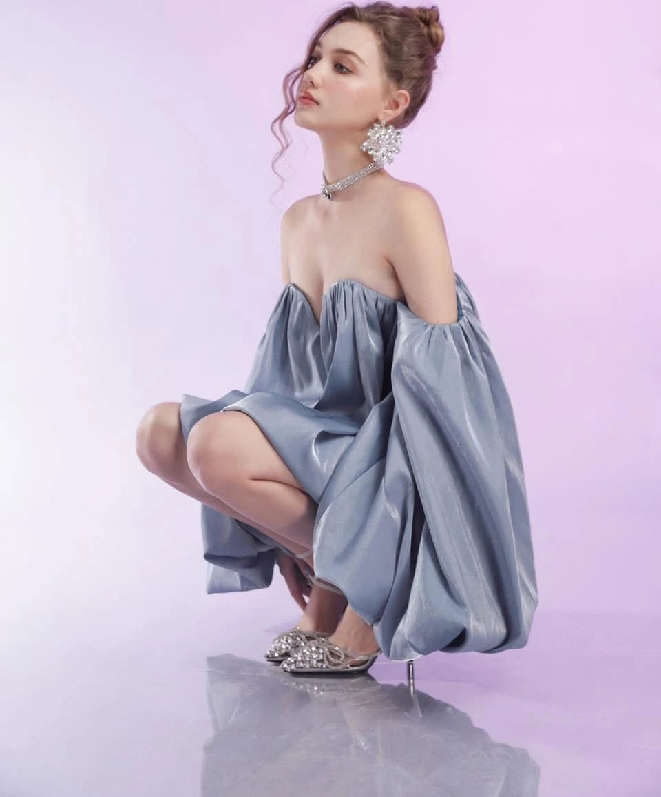 OIA STUDIO - Lea Corset Top — Blue