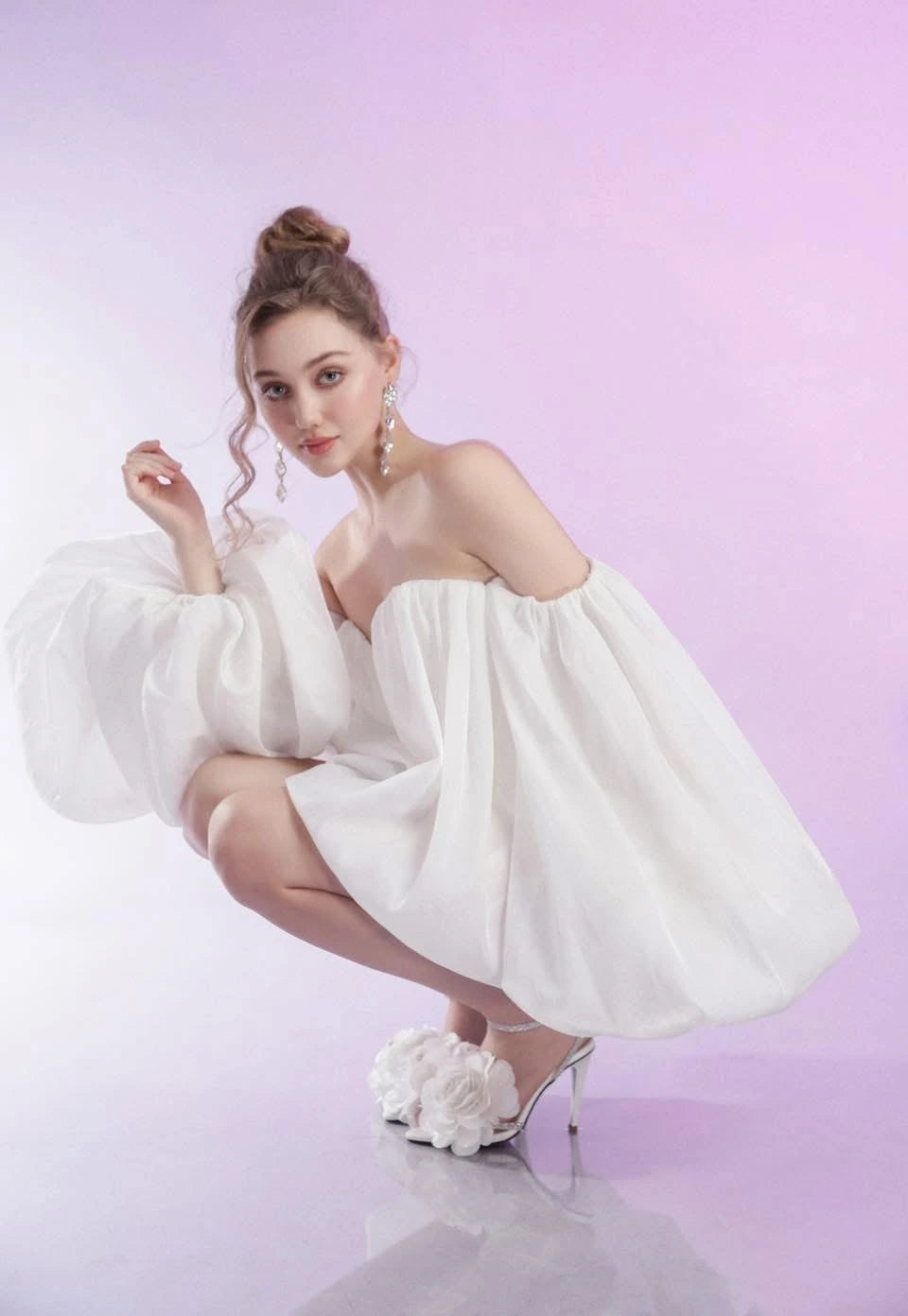 OIA STUDIO - Lea Corset Top — White